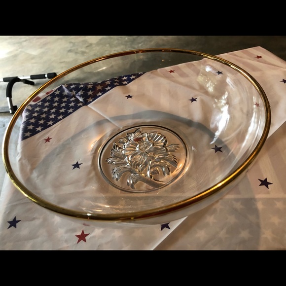 2-pc Vintage Gold Trim “Camilla” MCM Glassware Set - Picture 6 of 15